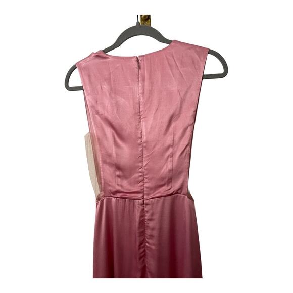 SAU LEE Genevie Satin Gown Gala Princess Party Guest Formal Prom Classy Sz 2 - Picture 10 of 16